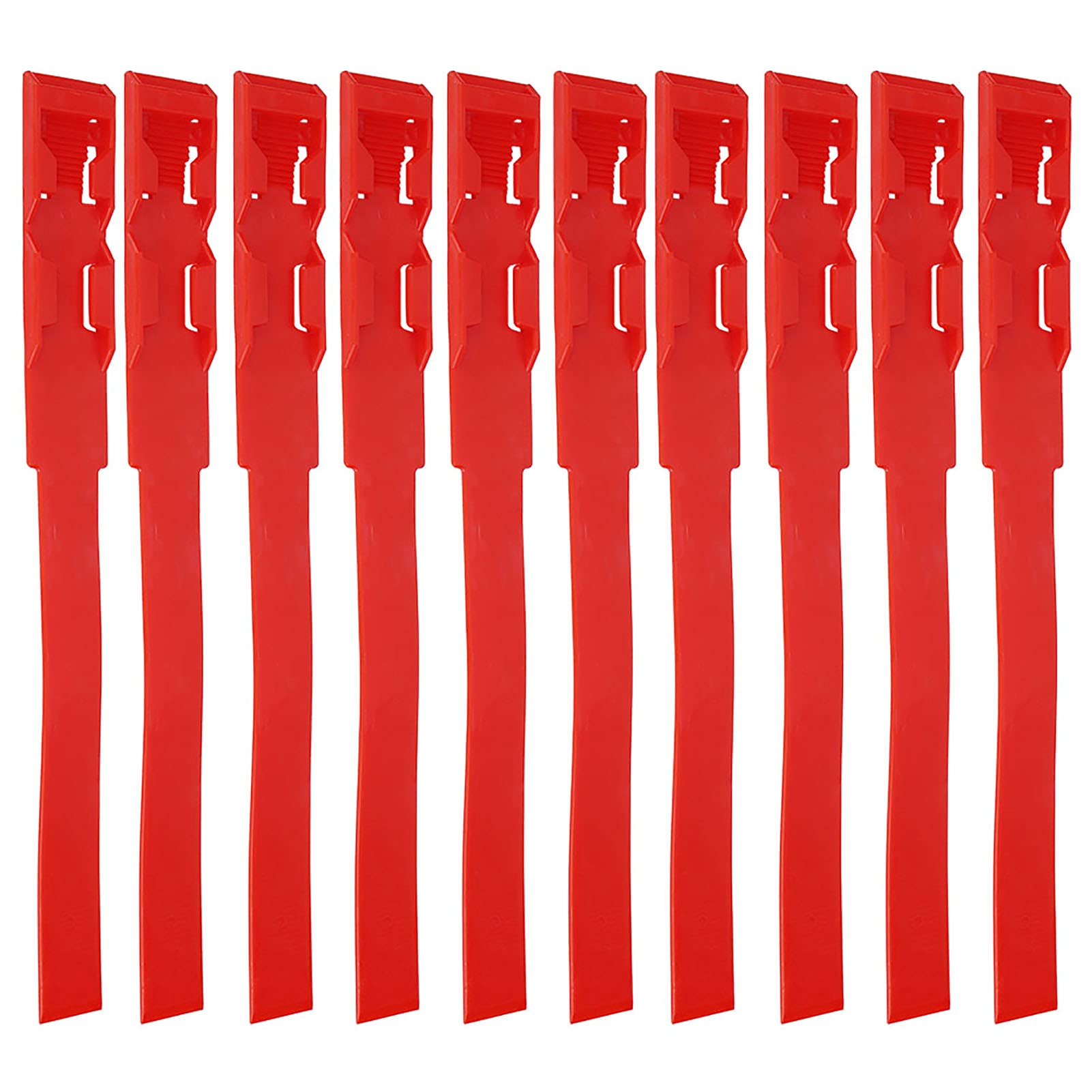 collier d'identification pour bétail, en plastique durable et léger, anneau de marquage, pour l'identification du bétail, 4 couleurs, taille standard, 10 pièces