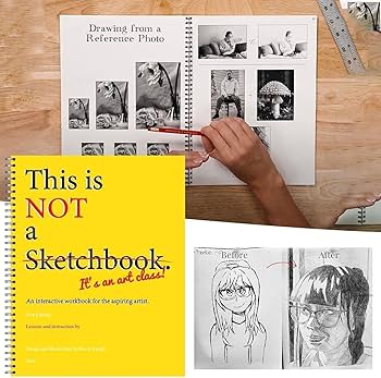 Amazon.com: This is Not A Sketchbook, It's an Art Class