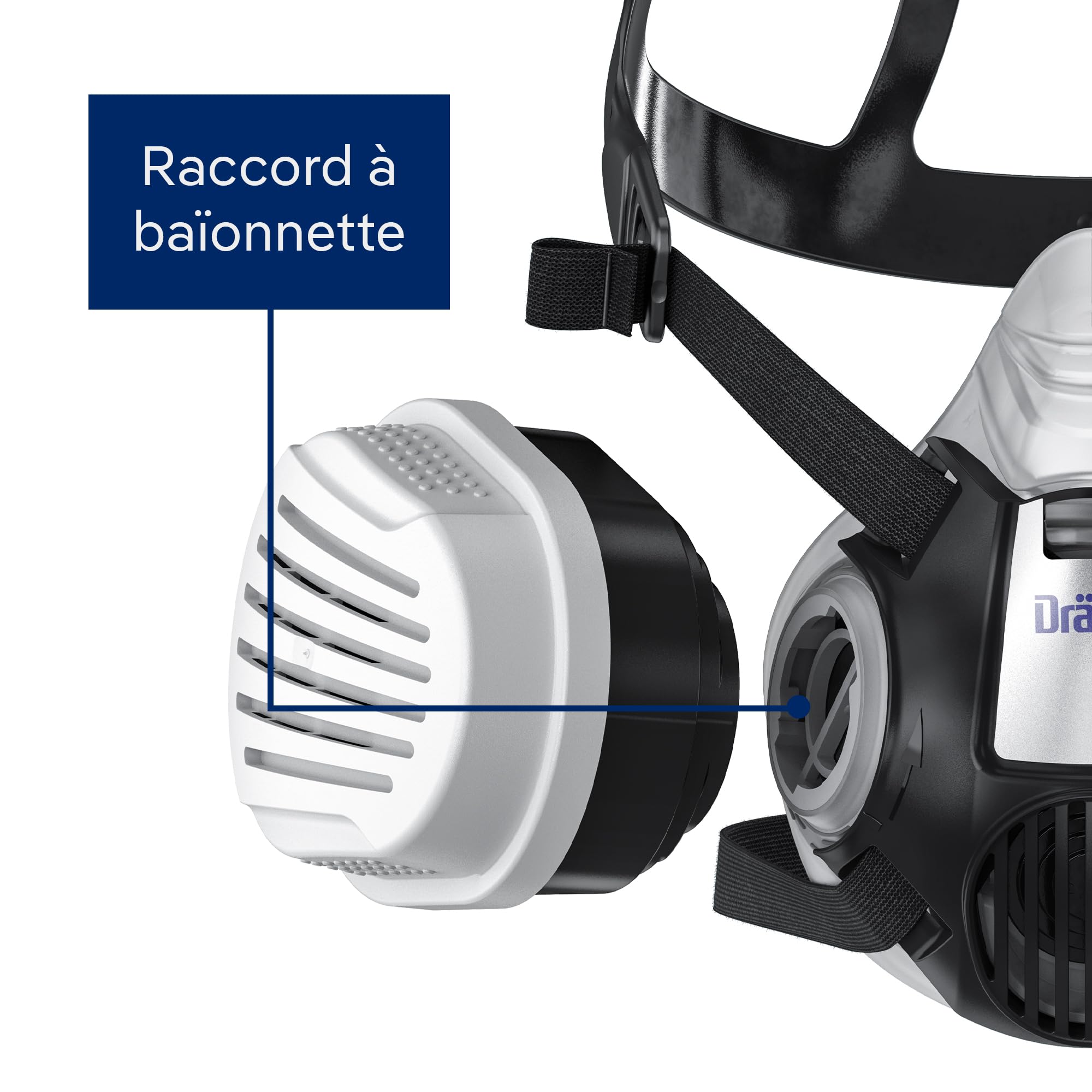 Dräger X-plore filtres A2 P3 | 14 filtres à baïonnette Compatible avec Les Masques Dräger X-plore 3300/3500/5500 | Recharge pour Masque de Protection