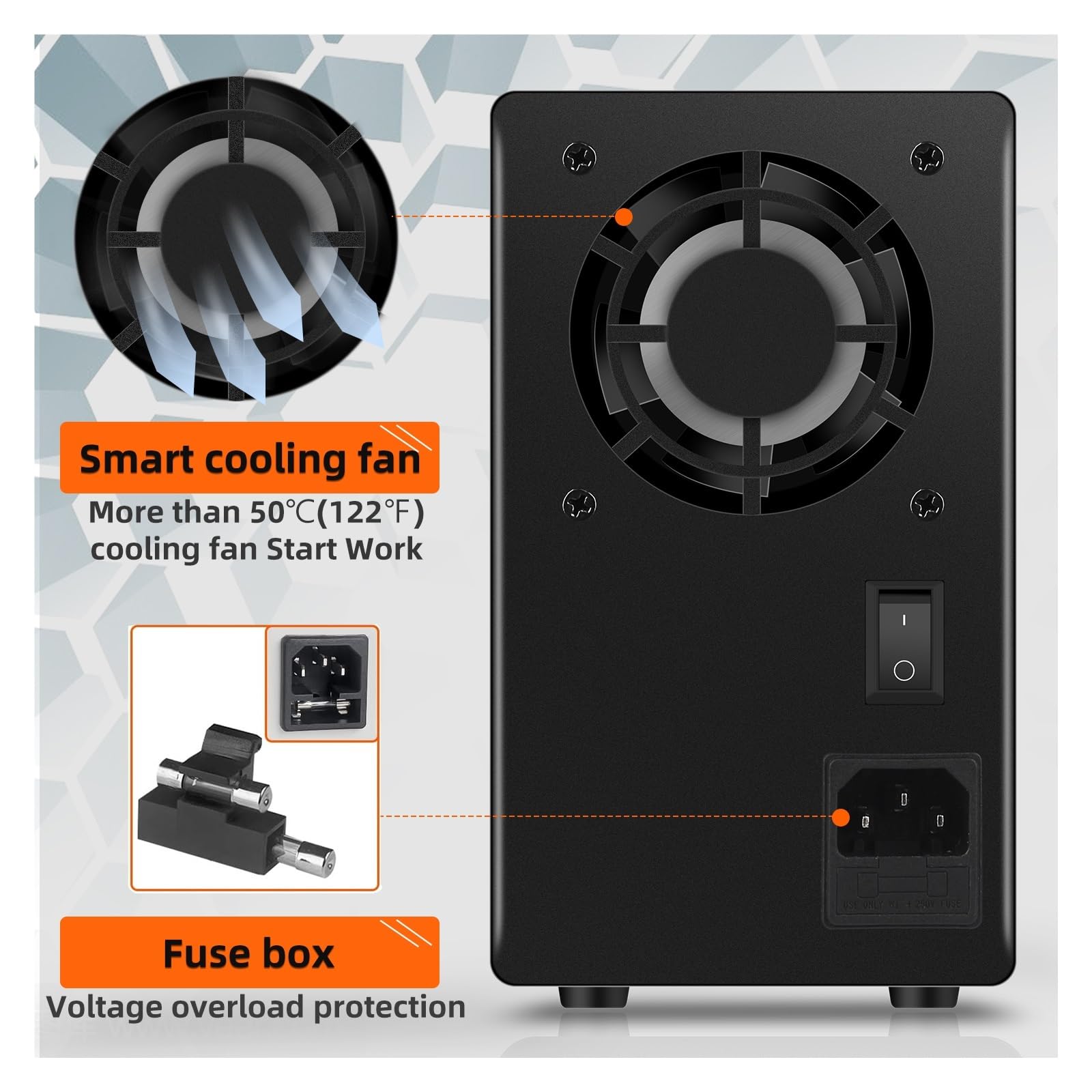 Amazon.co.jp: プログラマブルDC電源 120V/60V/30V 10A / 5A 桁