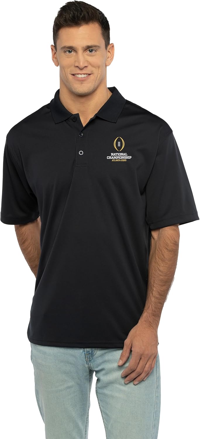 (Similar to photo)Vantage Apparel Men's 2025 College Football Playoff CFP Polo Black XX-Large