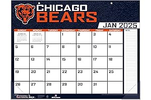 TURNER SPORTS Chicago Bears 2024-25 Desk Calendar (25998061531) (Bears Calendar 2024)