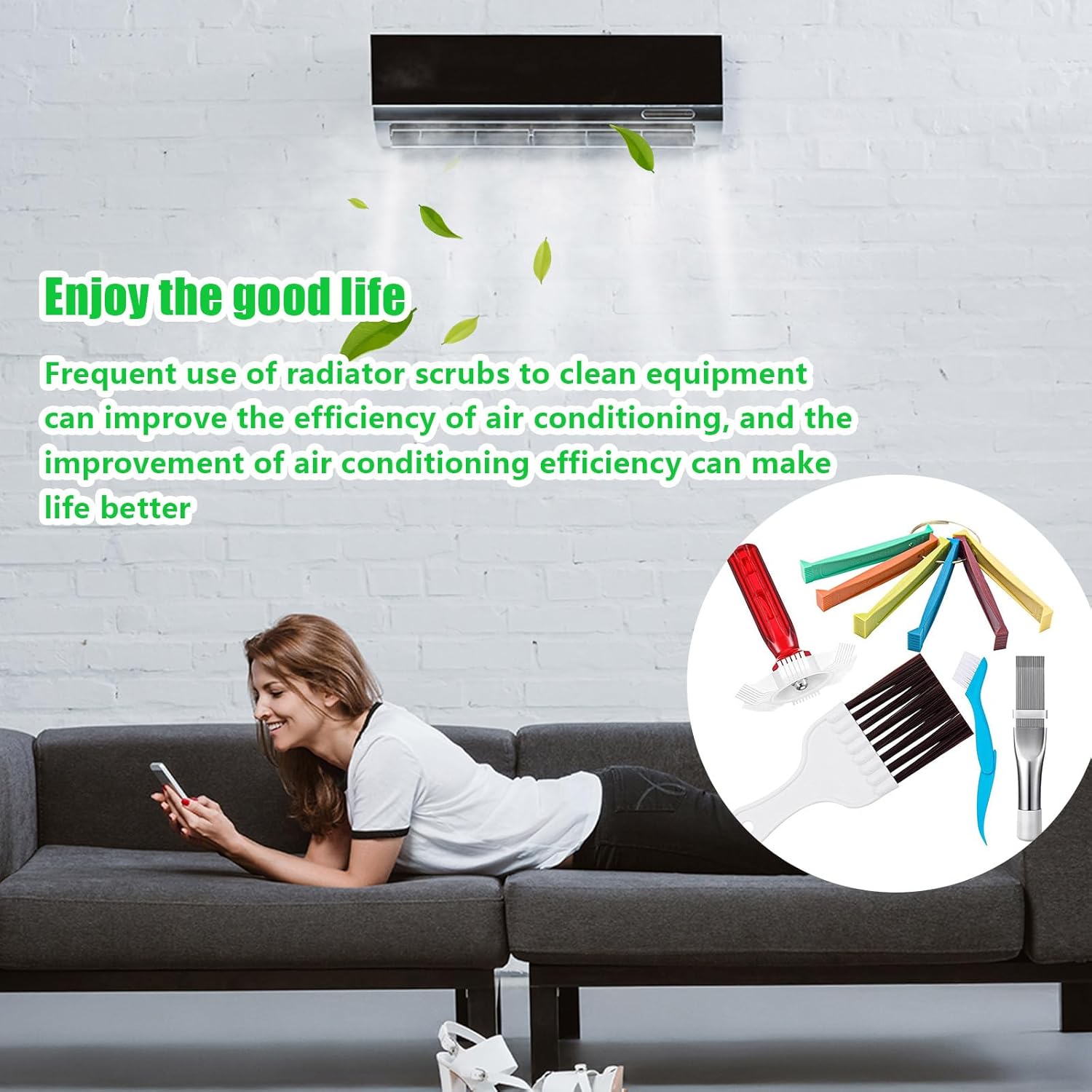 5Pcs Air Conditioner Condenser Fin Comb,Radiator Comb Tool Condenser Coil Ac Fin Comb Straightener,for Refrigerators,Automobiles,Evaporators,Computers And Kitchens