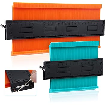 Joyxeon Jauge De Contour Avec Serrure Reglable Metal Copieur De Contour Verrouillable De Forme Avec Jauge De Profil De Verrouillage Duplicateur Precision Des Formes 2 Pieces 10inch 5inch Amazon Fr Bricolage