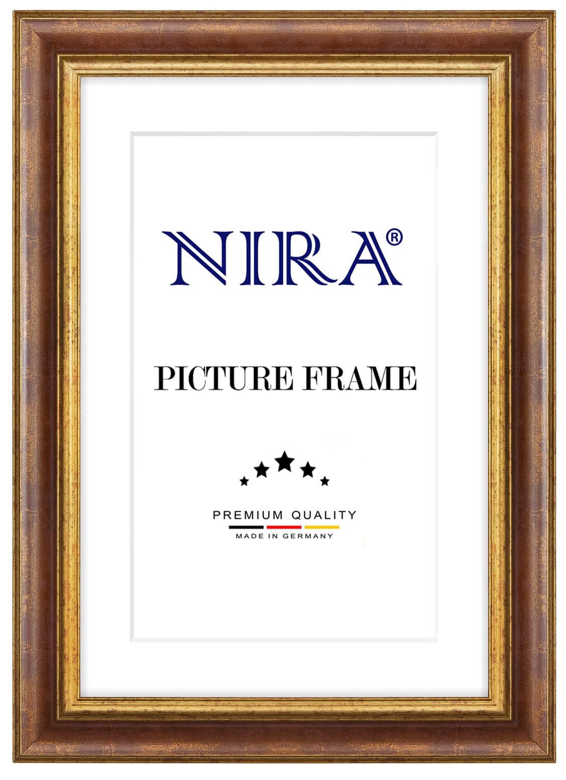 NiRa Marco de fotos de madera maciza, 70 x 70 cm, cuadrado, color y tamaño a elegir, marco para pósteres, rompecabezas, collage de fotos HD047