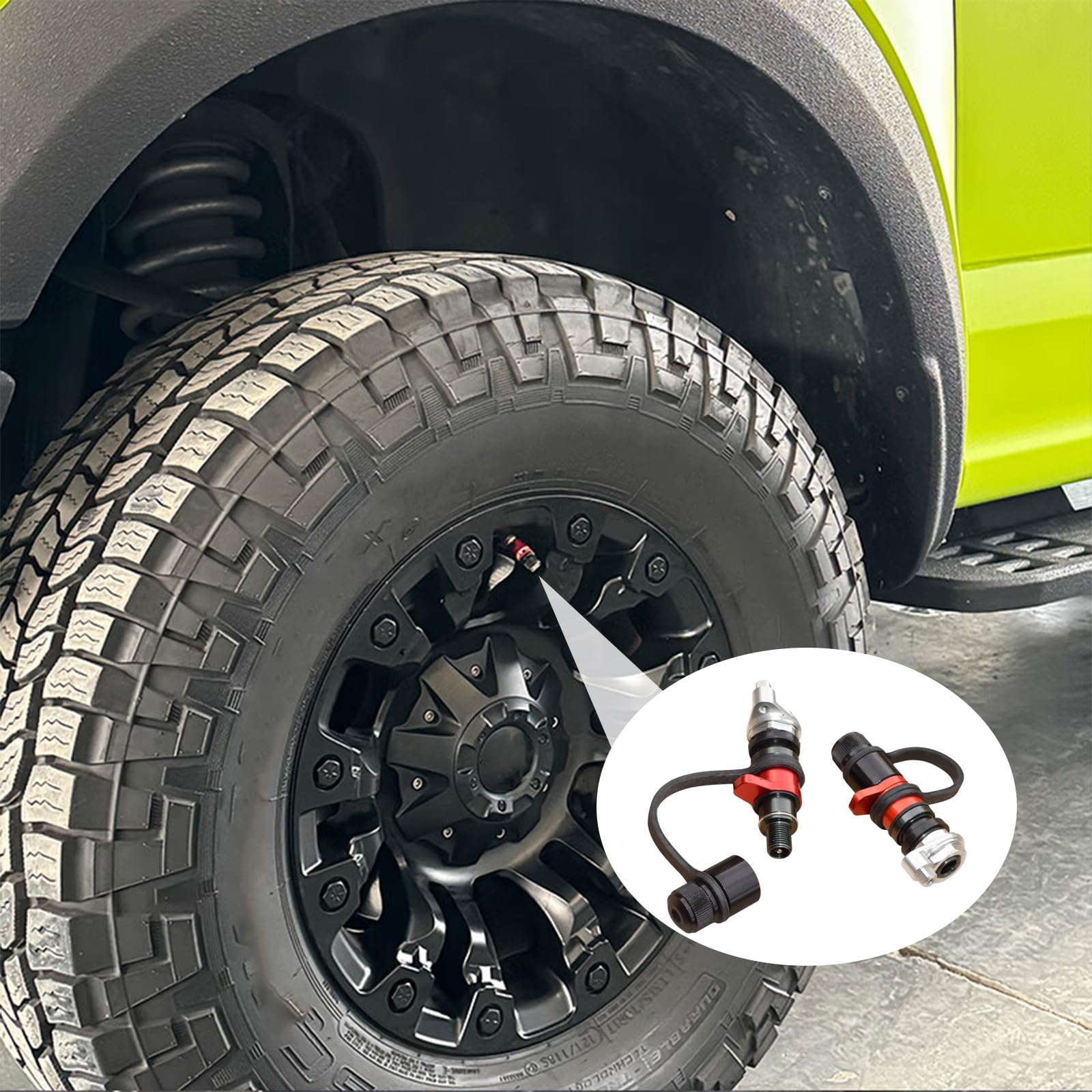 Valvole di sgonfiaggio rapido per pneumatici da strada Air Release Air Down Tire Deflator ATV UTV Accessori Moto Pressione Pneumatici Air Down Tool