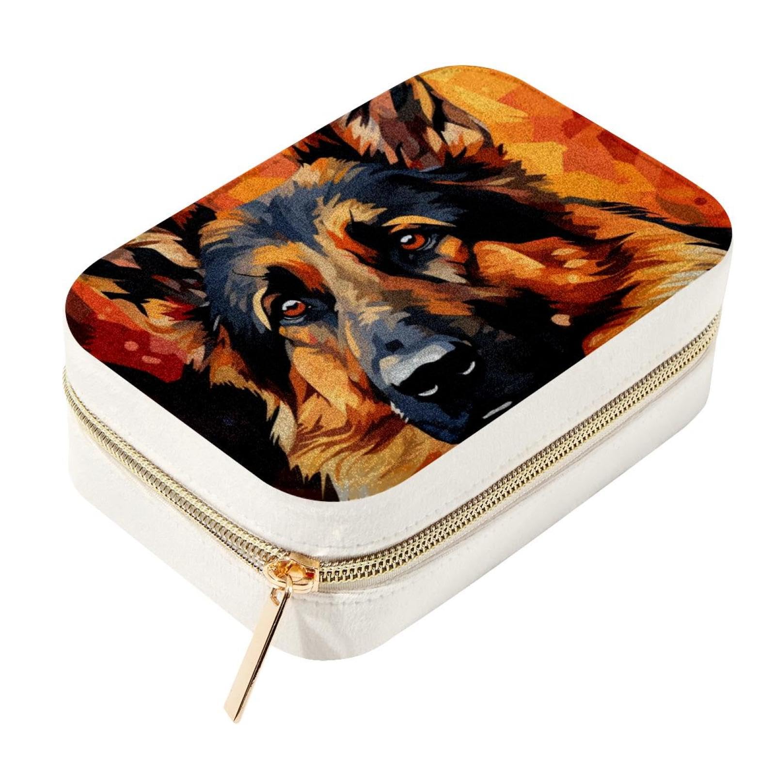 Boîte à bijoux élégante Collie, le cadeau idéal pour femmes et filles passionnées de mode