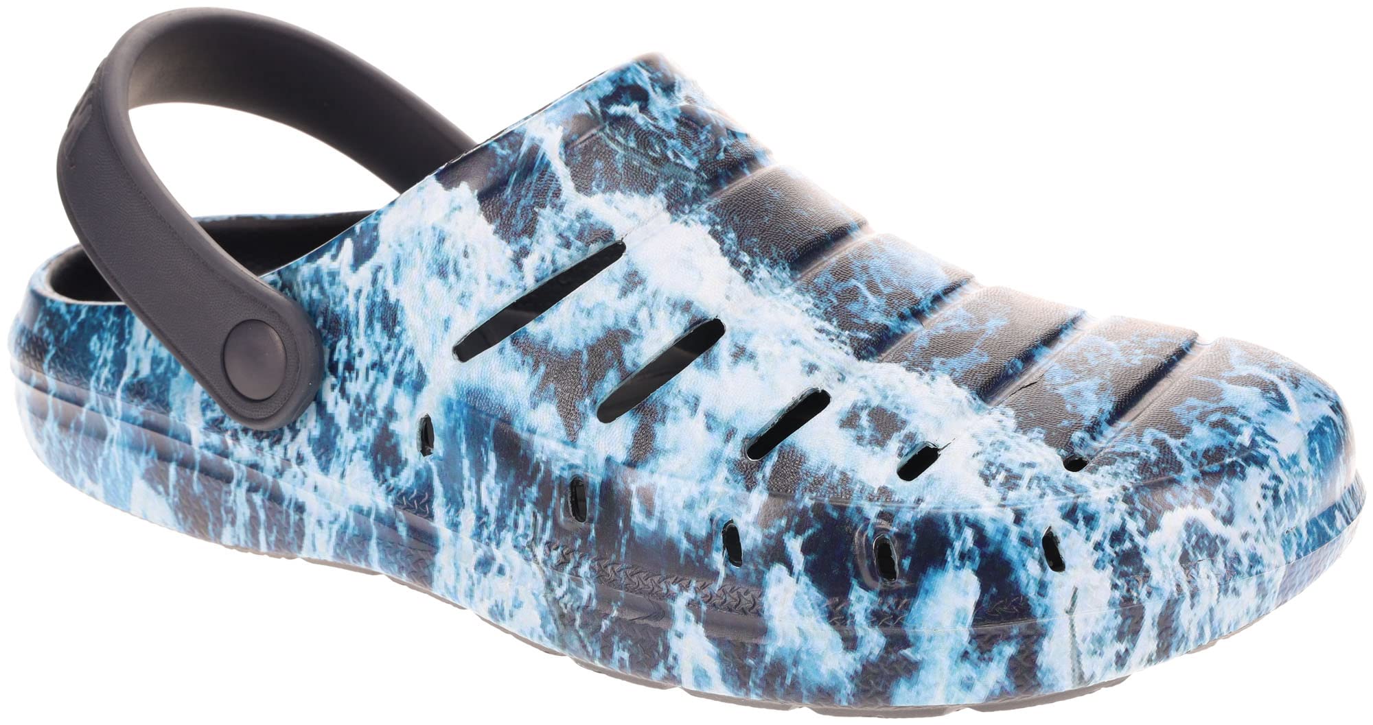 RUGGED SHARK Molded Clogs, Discovery Shark Week Collaboration Exclusive, Indoor Outdoor Family Clogs