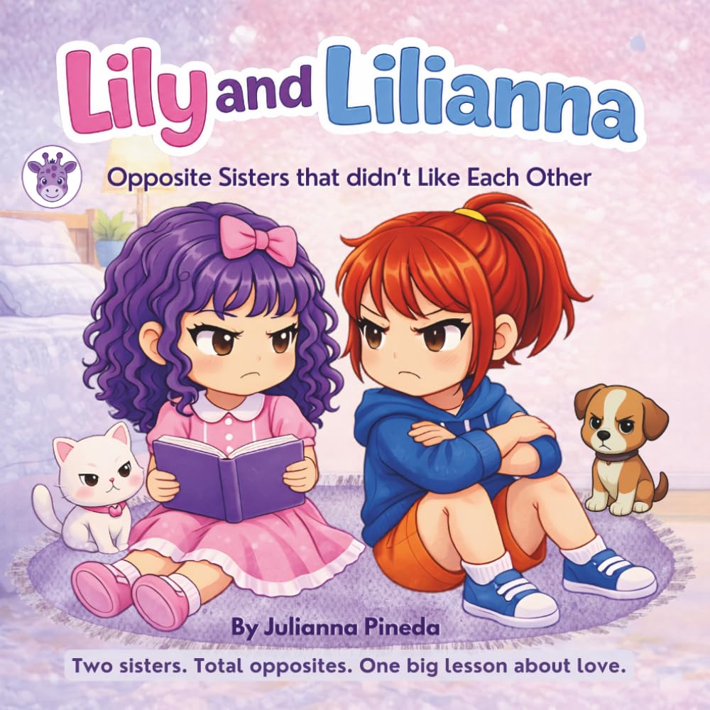 Lily and Lilianna: Opposite Sisters that Didn’t Like Each Other: A Cute Children’s Book About Sisters, Friendship, Kindness, and Learning to Work Together