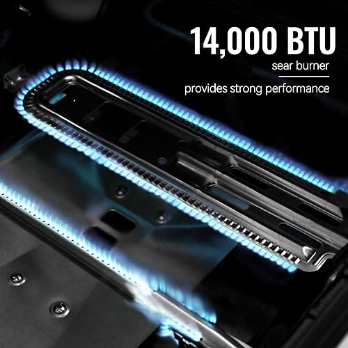 Miniatura 6 de Royal Gourmet GA5406TS - Parrilla de gas propano de 5 quemadores con quemador lateral y quemador de sellado, parrilla de barbacoa de gas estilo