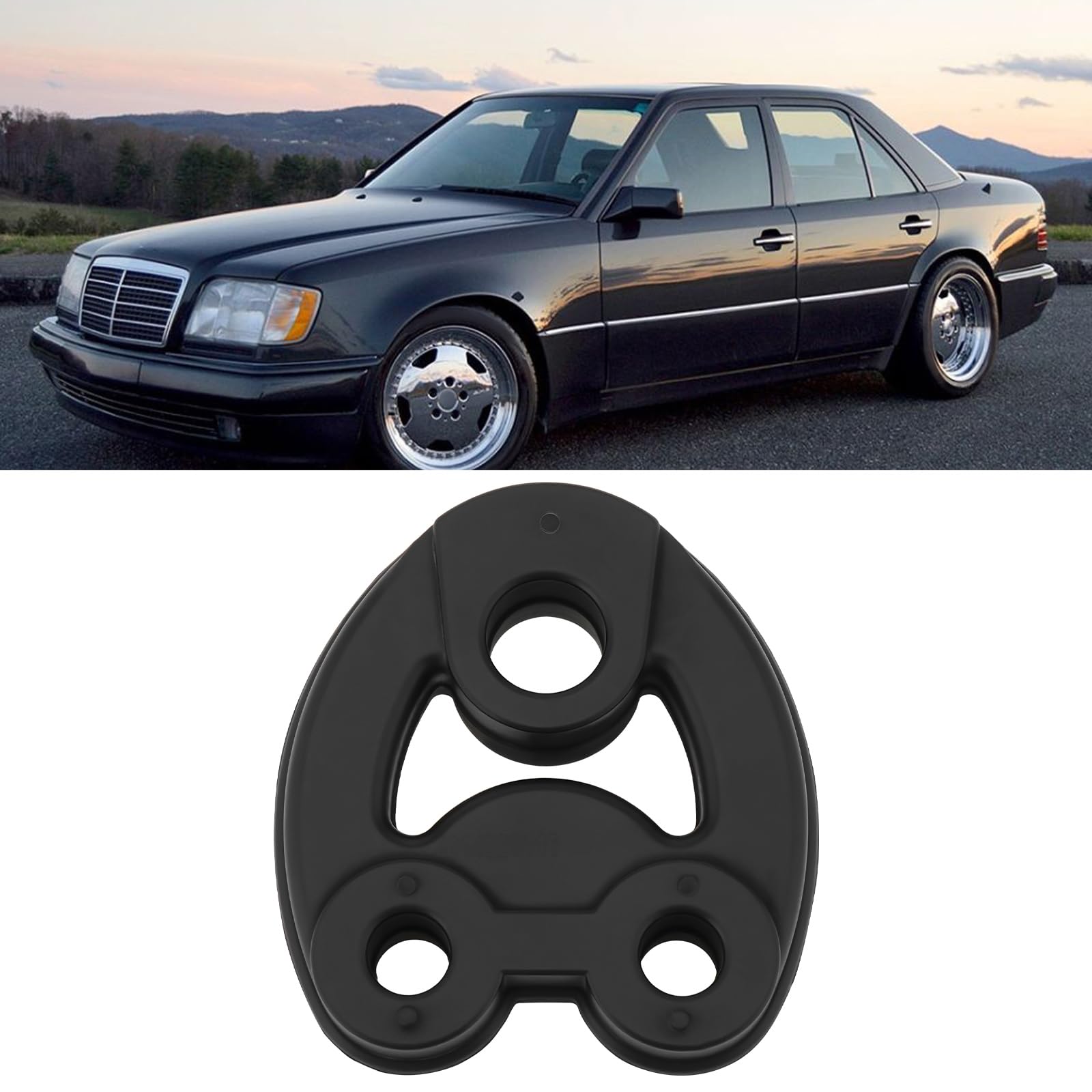 SG Store 2X Auspuff Schalldämpfer Gummi Aufhänger Halterung Kompatibel mit Mercedes W124 S124 C124 Ersatz 2014920044 2014920116
