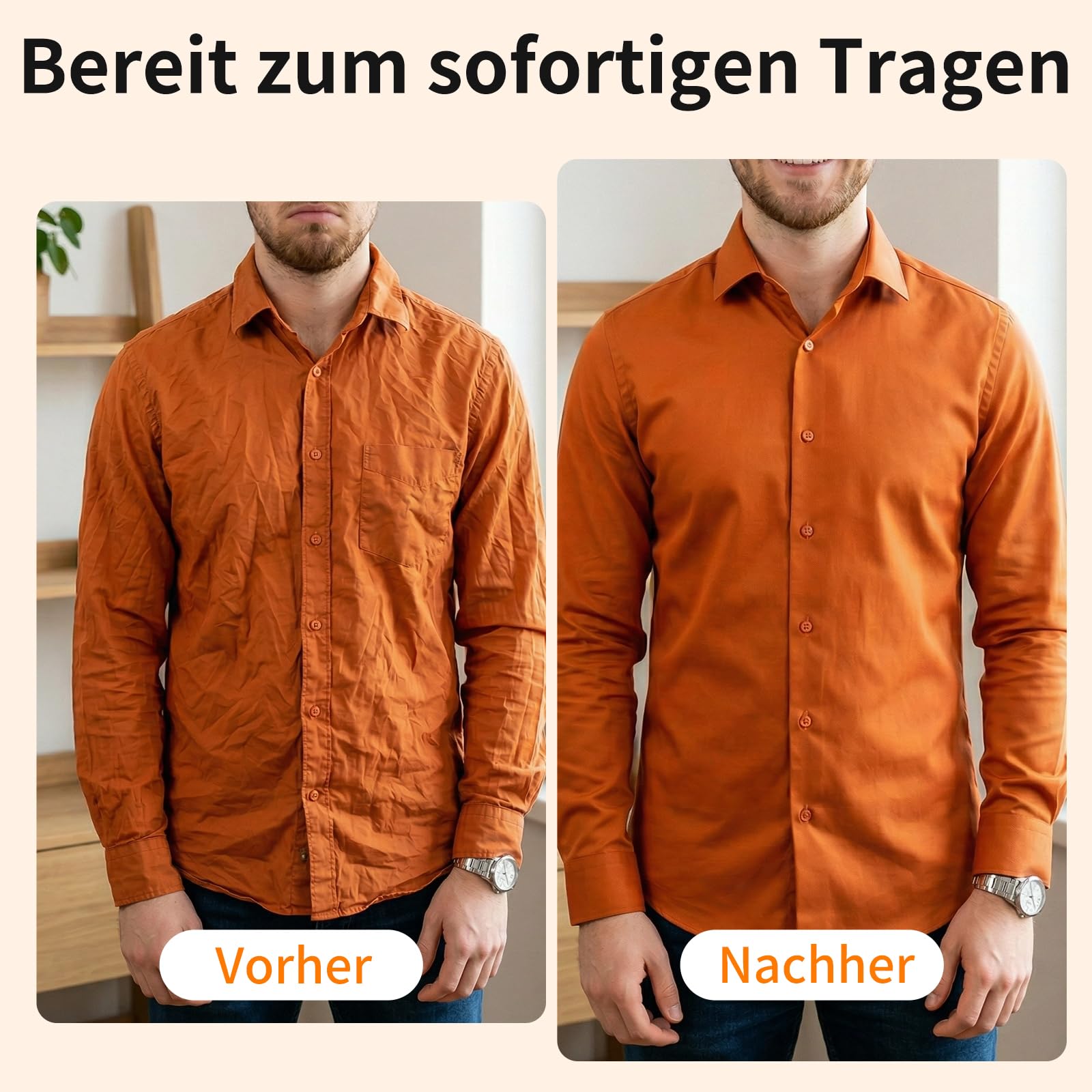 Steamer Dampfglätter mit Saugfunktion, Tragbarer Reisedampfglätter | 2800 Pa Saugleistung, Großer abnehmbar Wassertank, 25Sekunden Aufheizen, Dampfbügeleisen 2 in 1, Halterung, Tasche