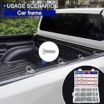 Hex Flat Head Bolts M4 M5 M6 Metric Threaded Hexagon Machine Screws Nuts Metal Hardware Fastener Flat and Lock Washers SAE Assortment Kit Set 304 Stainless Steel 510pcs