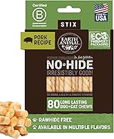Vista 26 de Earth Animal No Hide Stix - Palitos masticables sin cuero de larga duración para perros pequeños, sabor a carne de res - Paquete de valor de 20