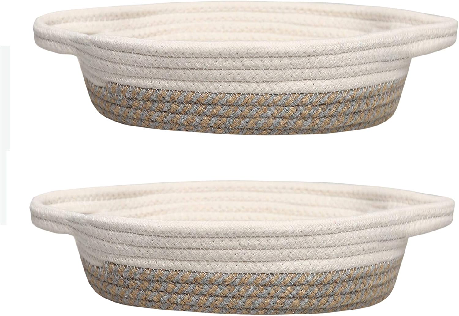 yukimocoo 2 Pack Small Woven Basket, Home Decor Basket, Small Gift