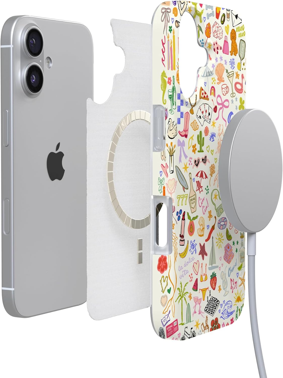 Casely iPhone 17 Case | All The Fun Things | Fun on Weekdays | Compatible with MagSafe | Classic Ultra Slim Design
