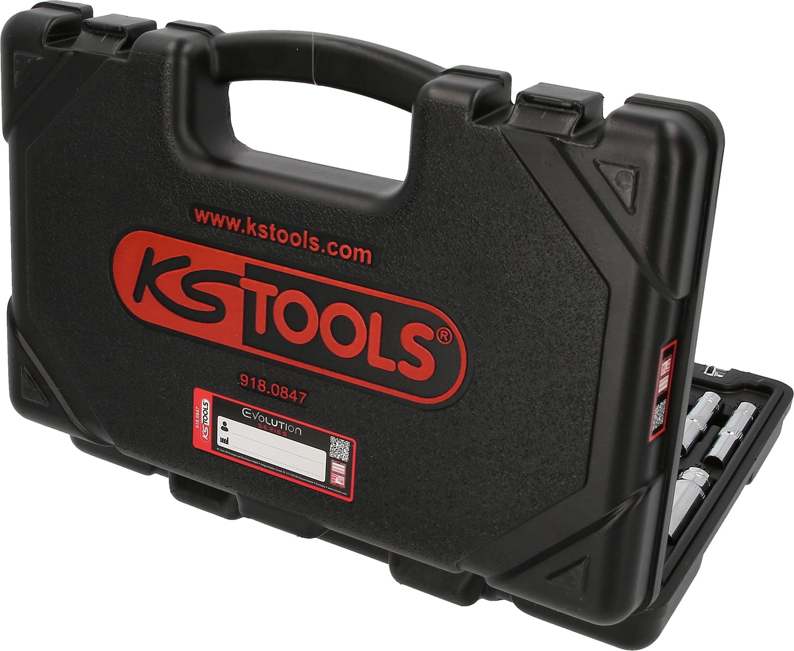 KS Tools 918.0847 1/4" Juego de llaves de vaso CHROMEplus, 47 pzs