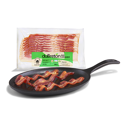Product image of Organic Pork Bacon, 250 g