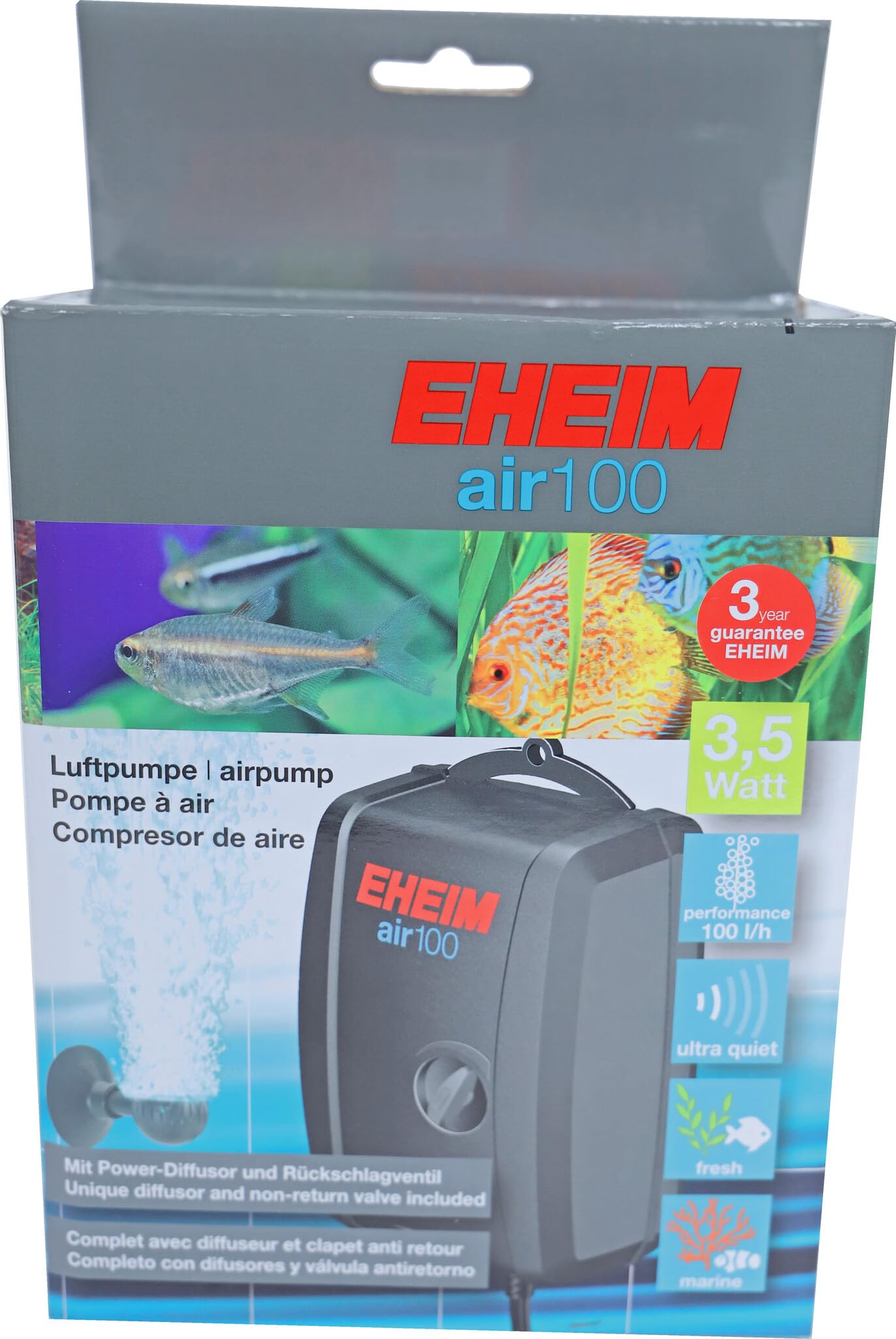 Eheim air 200 | Zeer stille Aquarium Pomp | Regelbare uitstroom