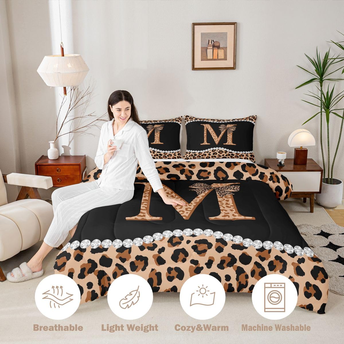 Personalized Kids Comforter Set - Letter A Design -13 Personalized Kids Comforter Set - Letter A Design -13