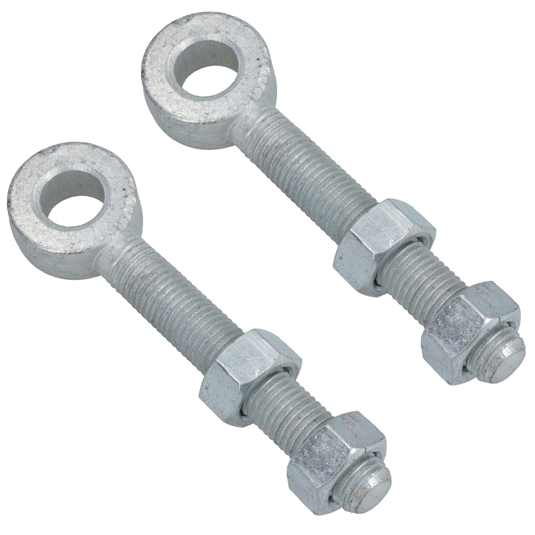 Ab Tools Swing Gate Long Eye Bolts Hinge + Nuts Adjustable Zinc Plated 12 X 150Mm 1Pc