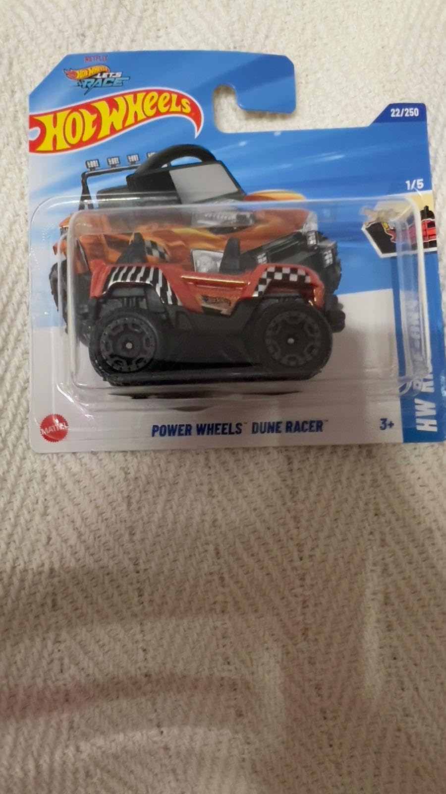 Hot Wheels 1:64 Vehicle for Playing or Displaying. Automotive Collection. Gift for Children. Model 2025. Choose 1 Car (HYX52, 22/250 Power Wheels Dune Racer) — image 1