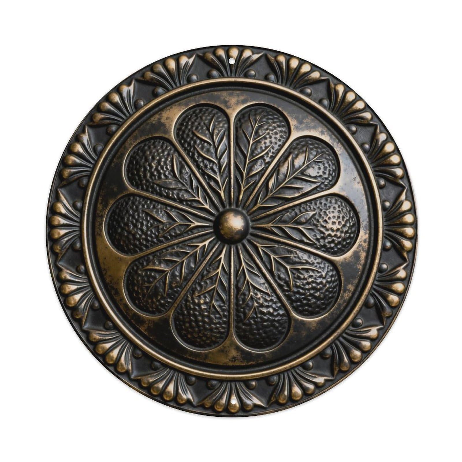 Japan Kamon Tachibana Crest Metal Tin Sign Plaque