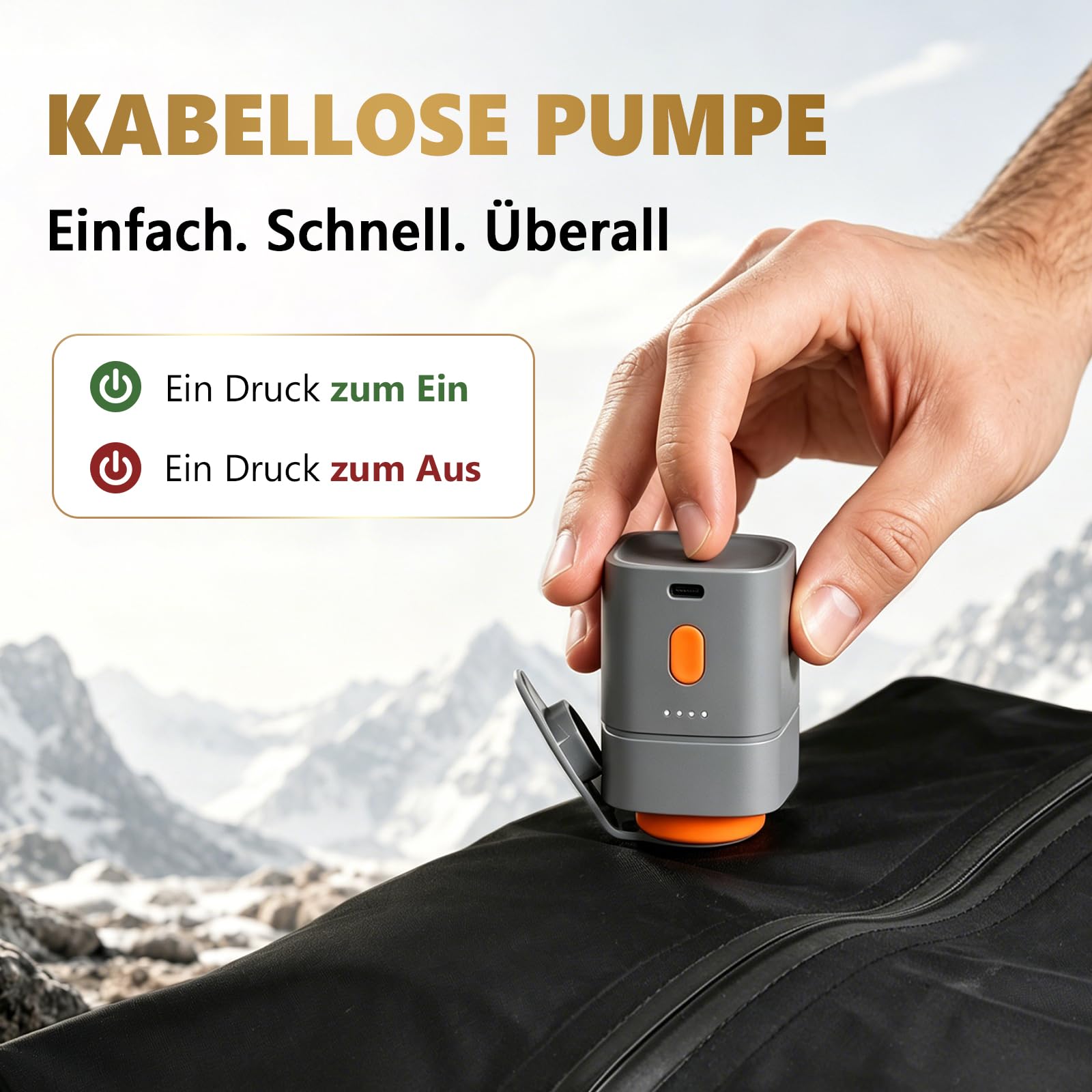 Accenter Vakuumbeutel für Kleidung Reise mit Pumpe,IP68 Koffer Organizer | Wiederverwendbare Aufbewahrungstasche, Vakuum-Platzsparer, Reise-Gadgets für Reise, Kleiderschrank Organizer und Umzug