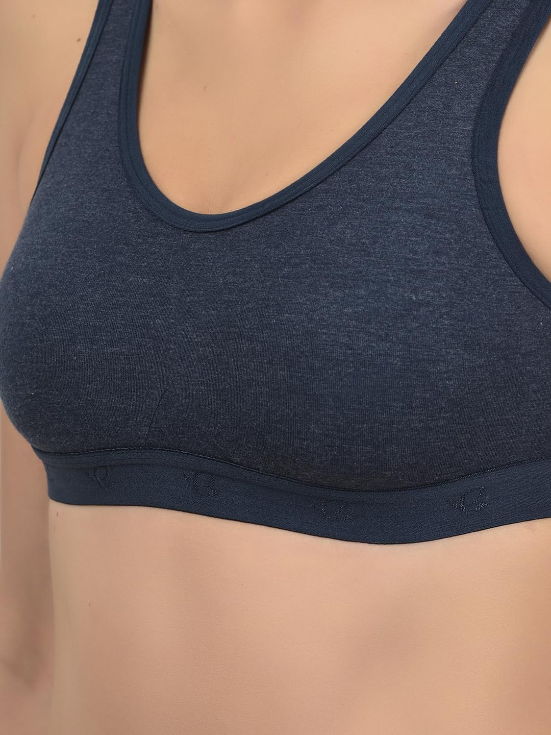 Women's Classic Cotton Non-Wired Sports Bra (Pack of 2)