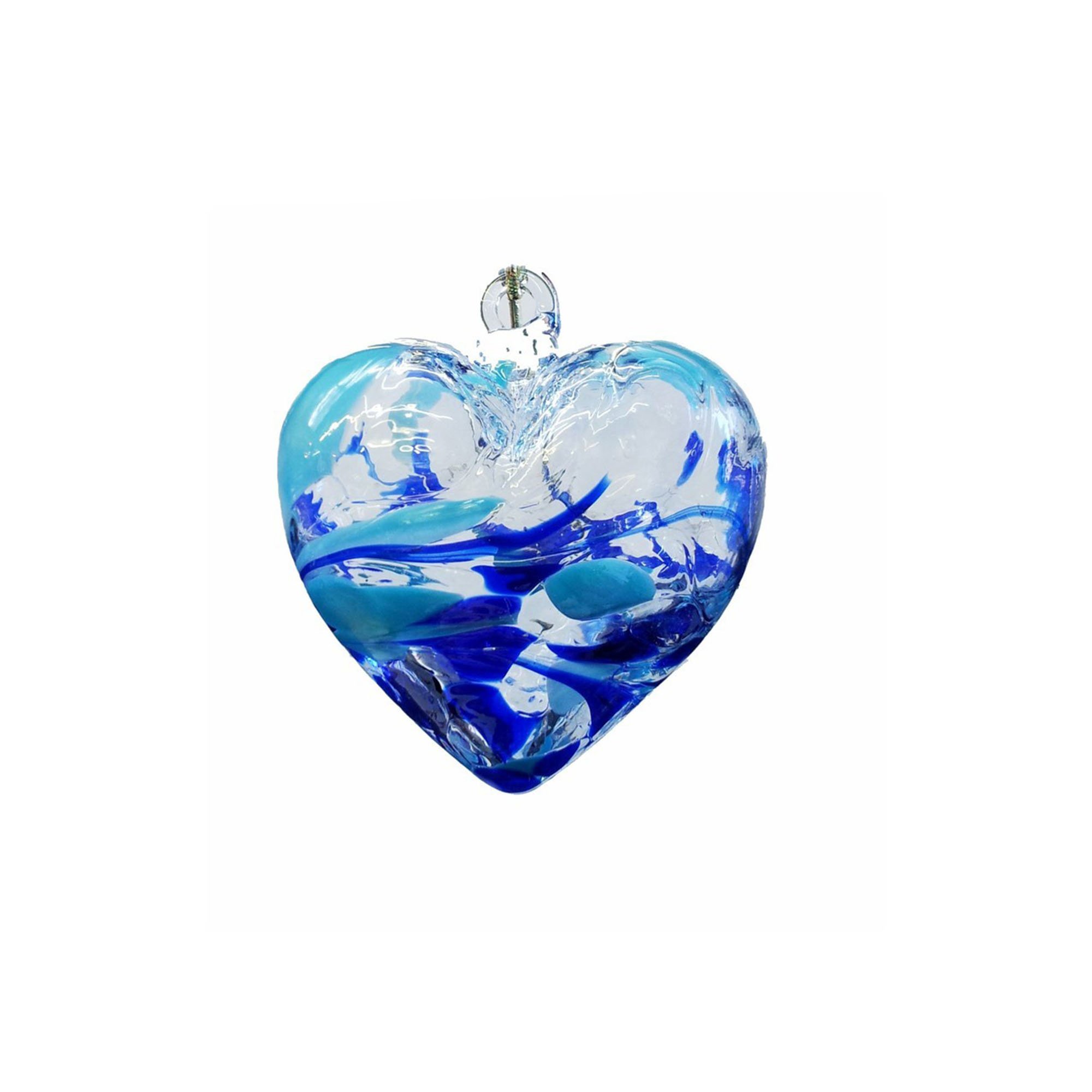 The Milford Collection - Birthstone Heart - March - Aquamarine