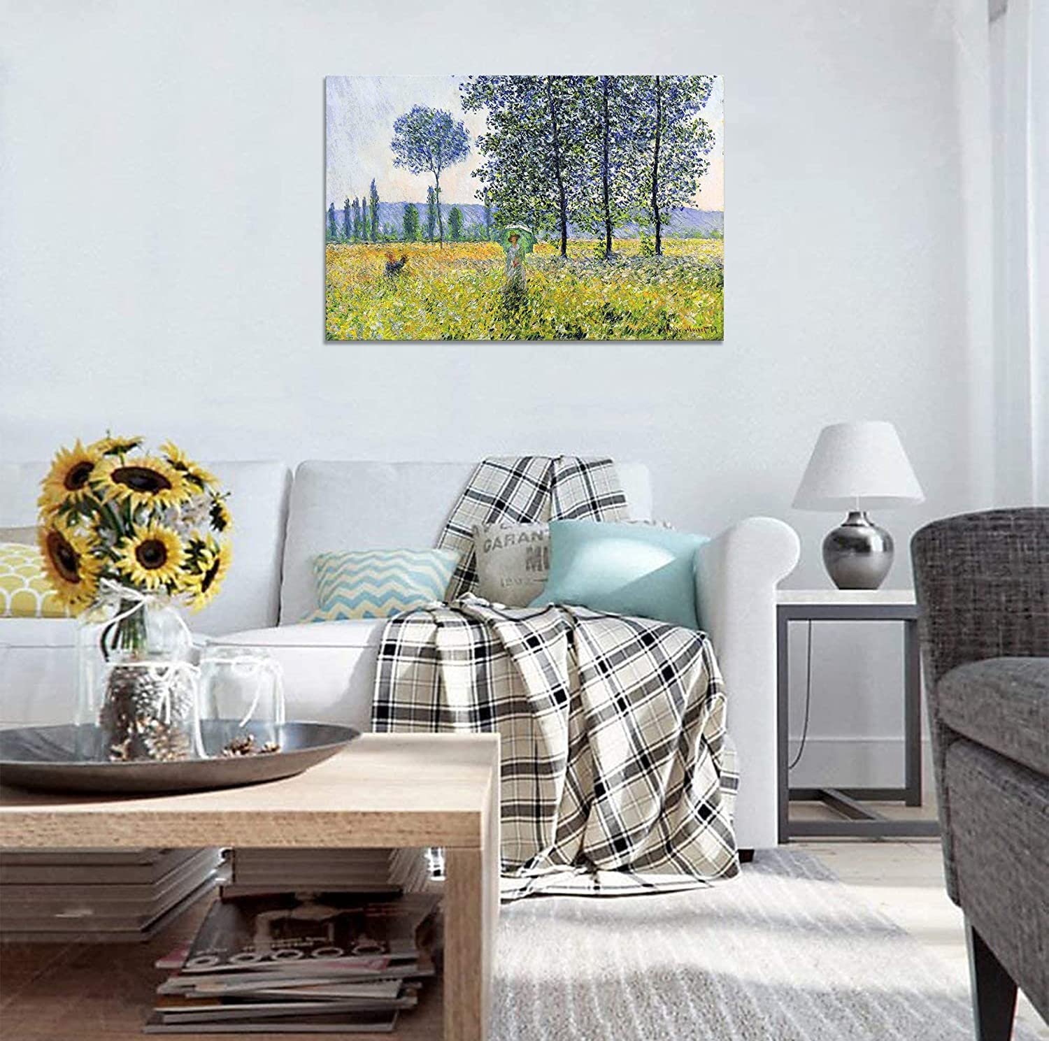 モネ 額装絵画 アートパネル インテリア Amazon.co.jp: モネ ポスター アートパネル インテリア 絵画 額付き