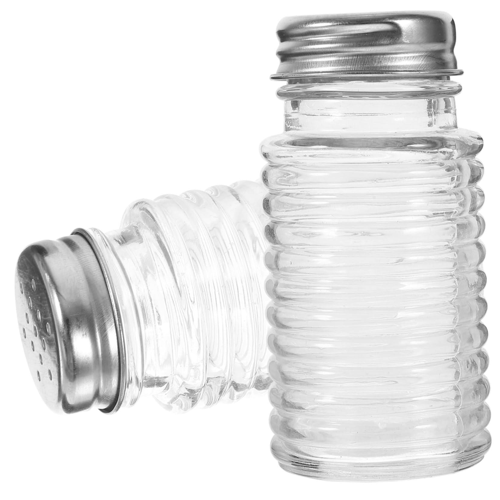 8stücke Glas Salz Und Pfefferstreuer Elegante Gewürzdispenser Für Küche Präzise Dosierung Vielseitig Einsetzbar Für Gewürze Und Kräuter