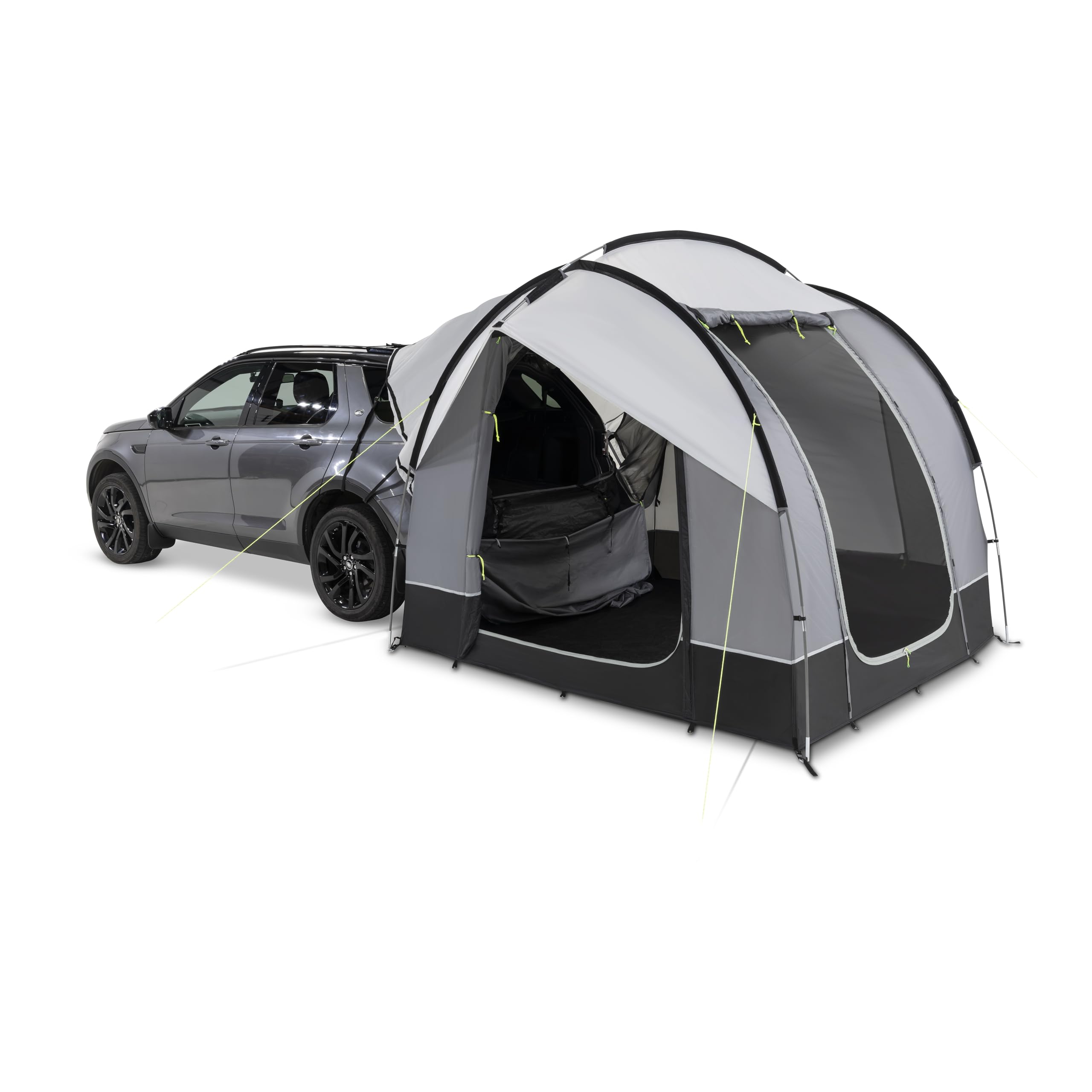 Kampa Drängler Busvorzelt Freistehend – 6,6 m² Heckzelt Auto Für 2 Personen – Autozelt Wasserdicht – 2,4 m breit – mit Fenster & Mückennetz – Camping & Outdoor