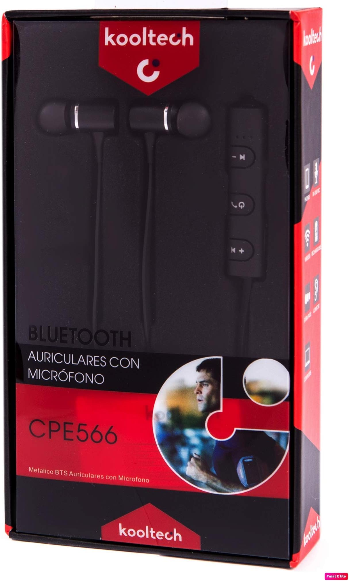 Kooltech Metallic BTS Rechargeable Bluetooth Headphones with Microphone azul