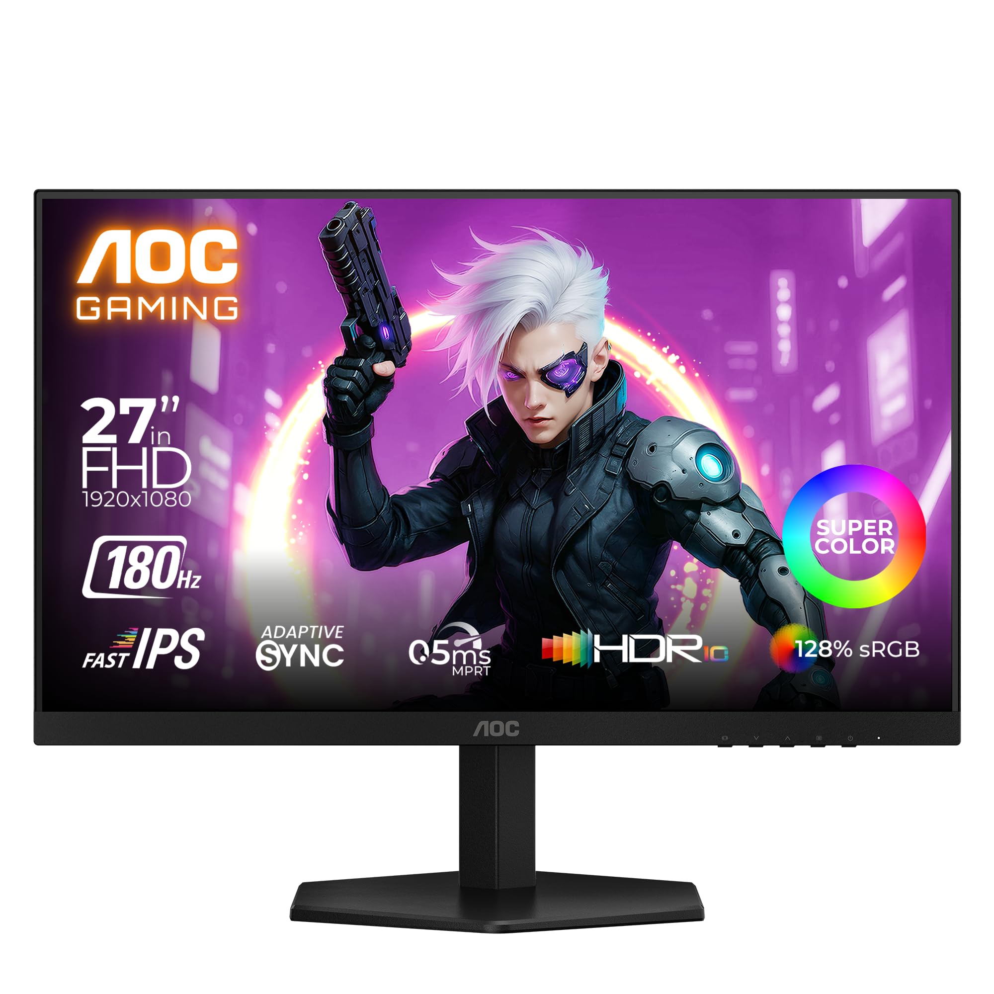 AOC 27G42E Gaming Monitor 27 inch FHD Fast IPS Gaming Monitor