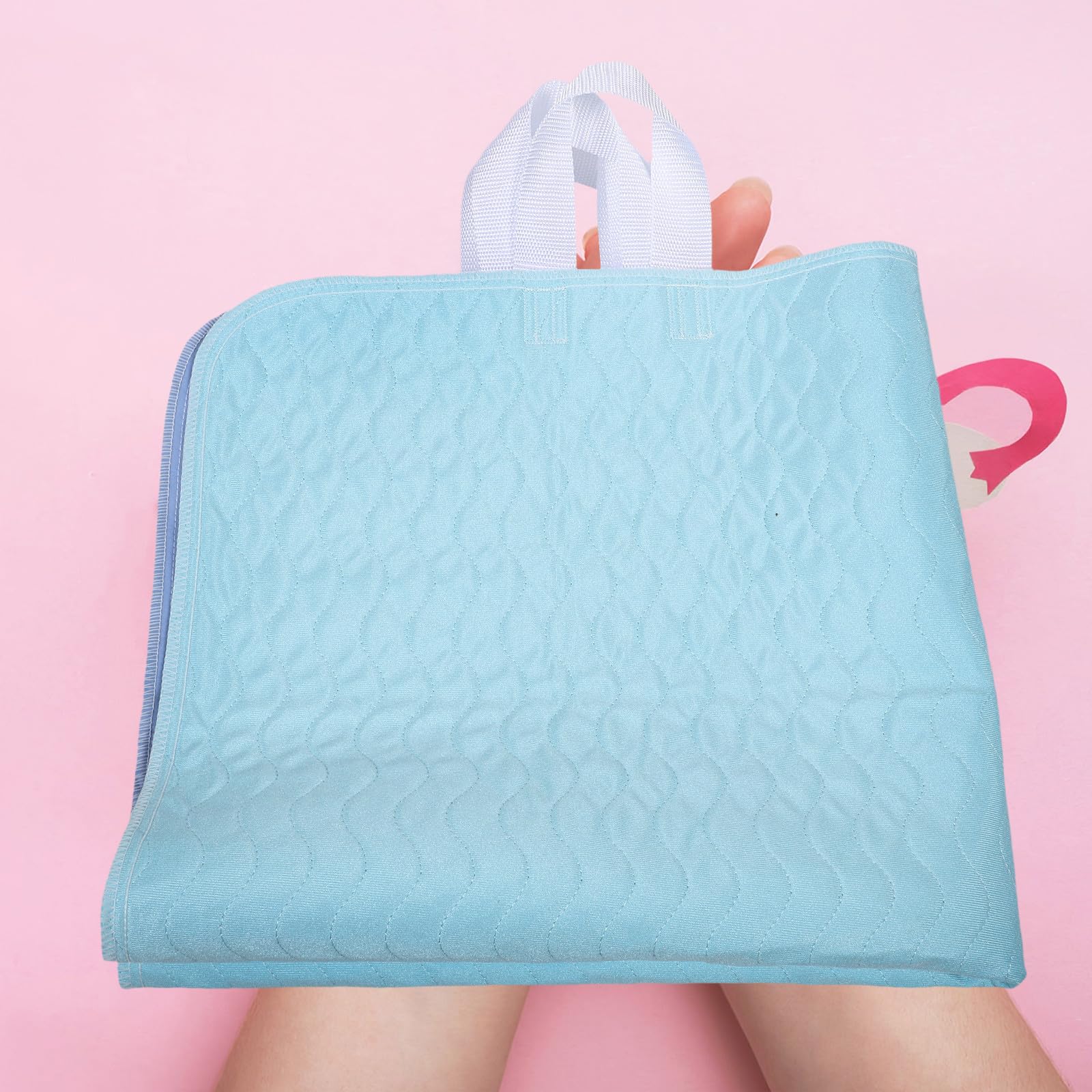 Empapadores Lavables para Incontinencia con Asas, Absorbentes Poliéster, Impermeables para Cuidado Hogar Adultos Mayores