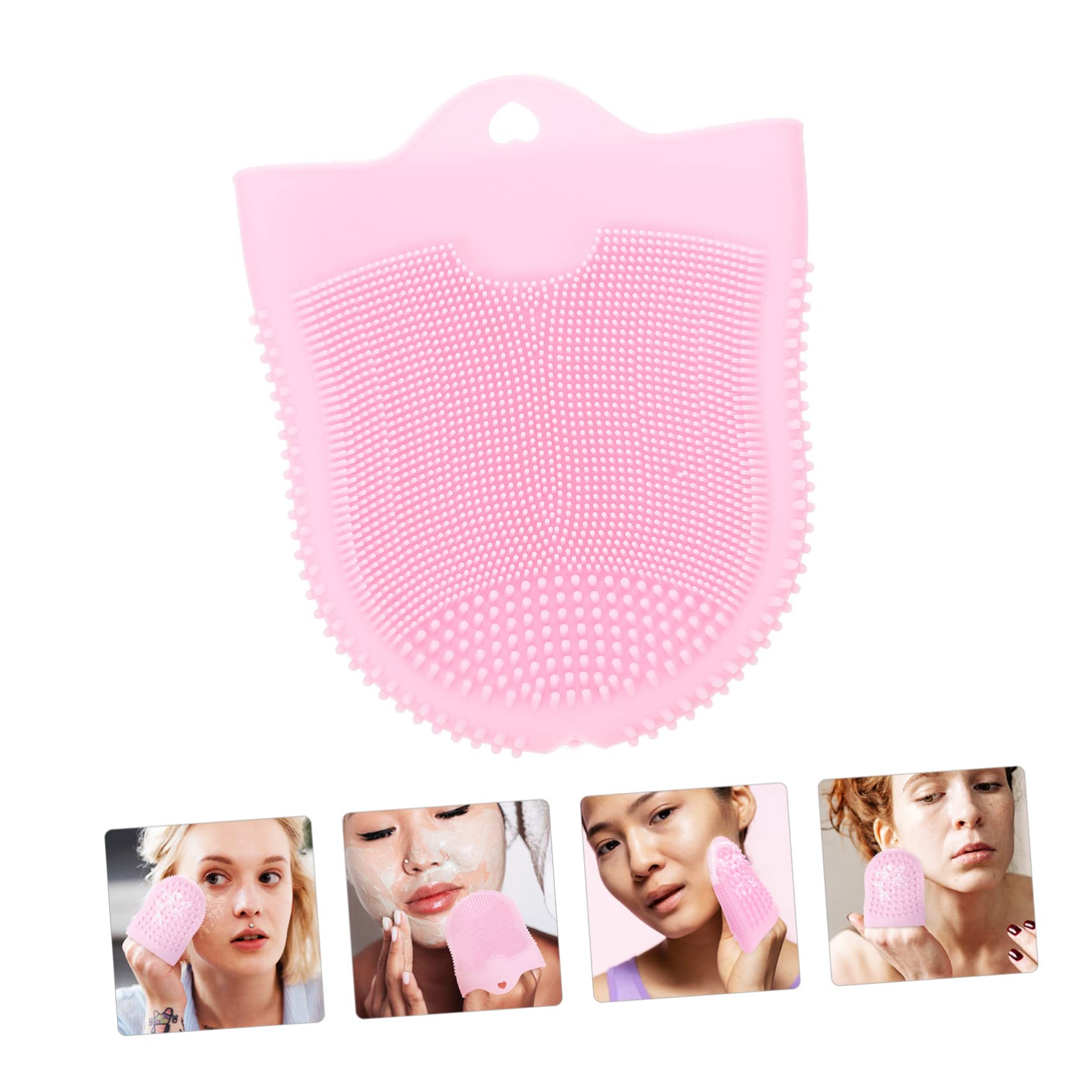 Housoutil 4 Cepillos De Mano Para Limpieza De Piel Herramienta De Maquillaje Facial Limpiador Facial Para Lavado