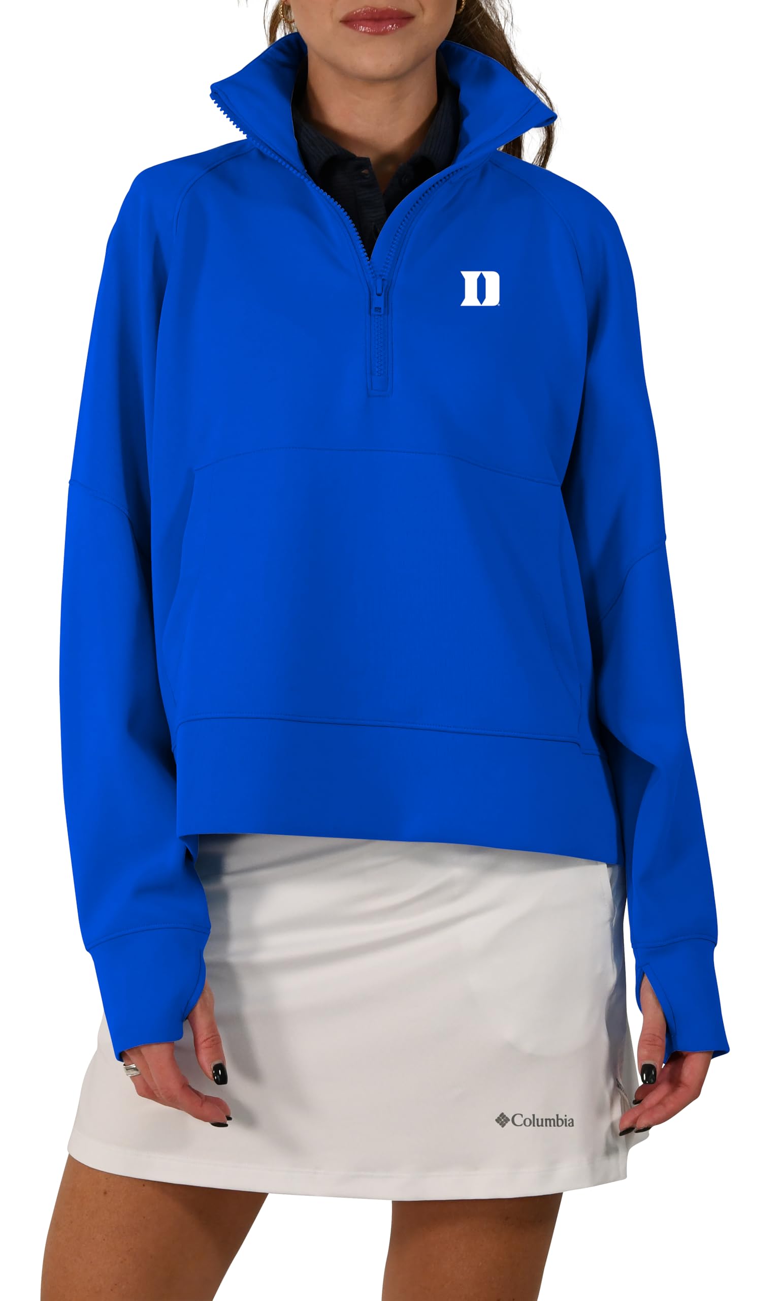 Columbia Duke Univ Golf Women's Wickhams Hills Pullover