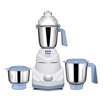 KENT 16064 TrueMix-W 750W | Pulse Function | Auto Shut-Off | 3 Stainless Steel Jars for Blending, Grindin