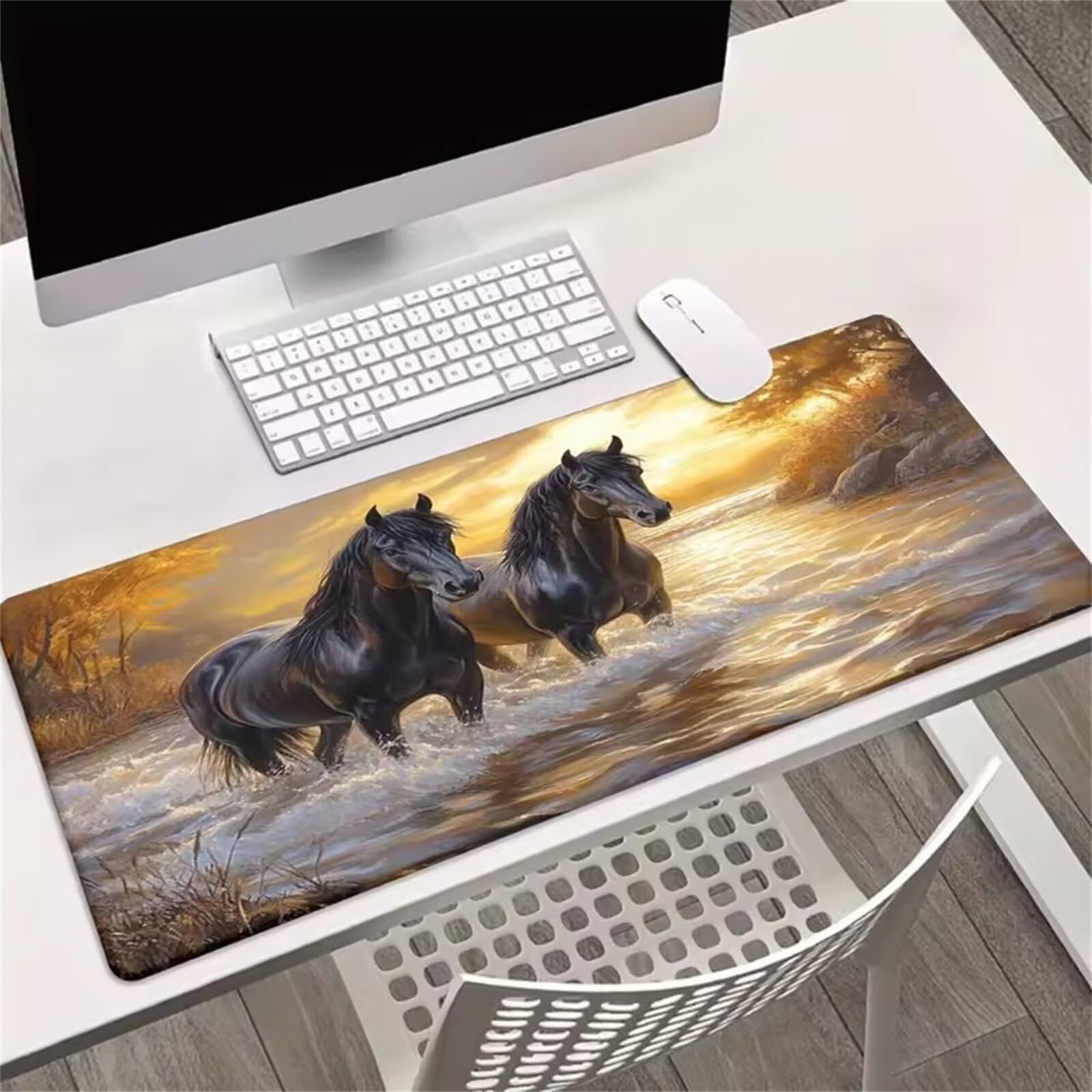 Mouse pad duradera y cómoda con base de goma especial de 700x300mm 6