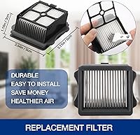 Vista 5 de Cepillo de rodillo S5 y filtro de vacío HEPA de repuesto para aspiradora Tineco Floor ONE S5, S5 Pro, S5 Pro 2, S5 Blue Smart - Piezas de repuesto