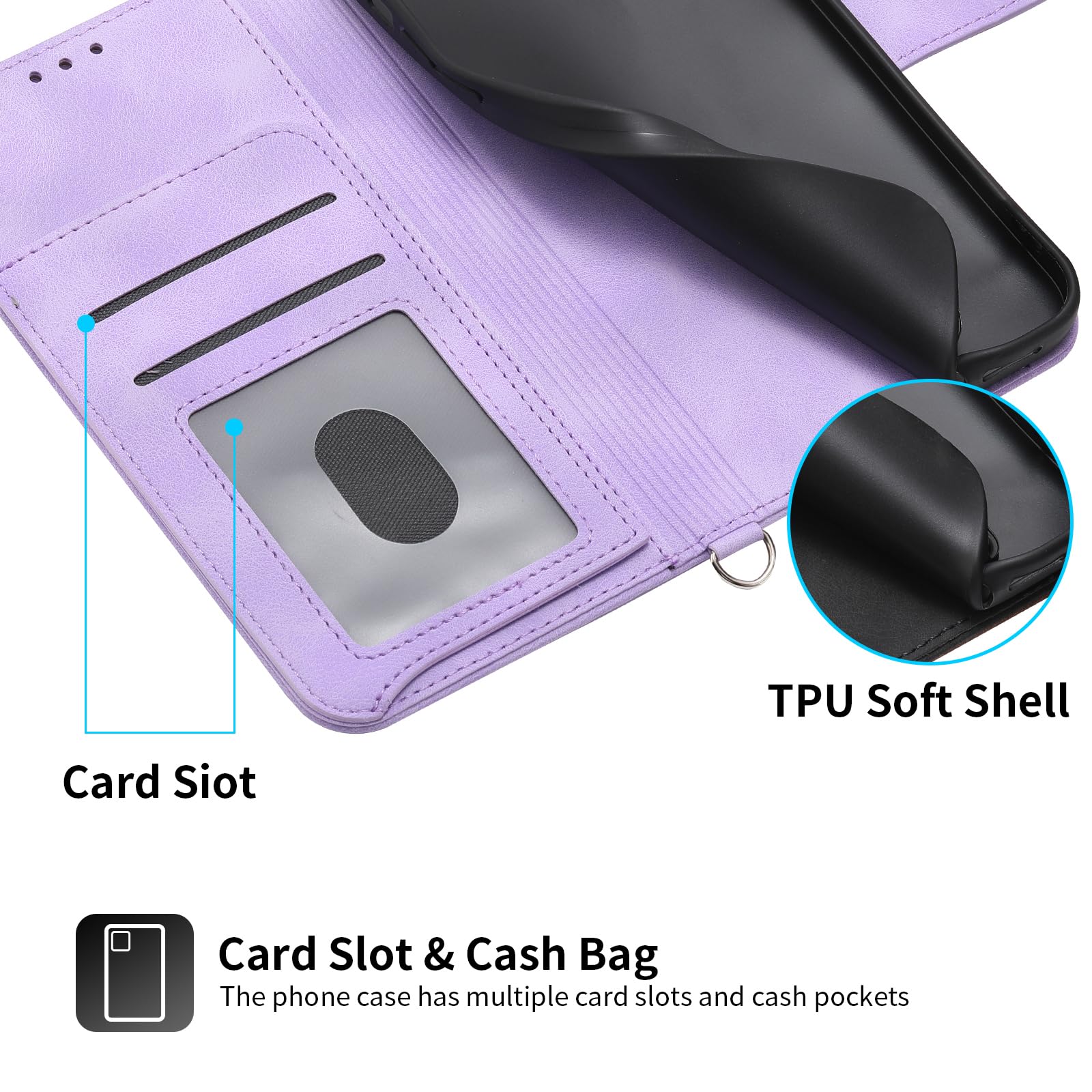 PEIYE Cover Pelle per Realme 9 5G (6.6)/ Realme 9 PRO