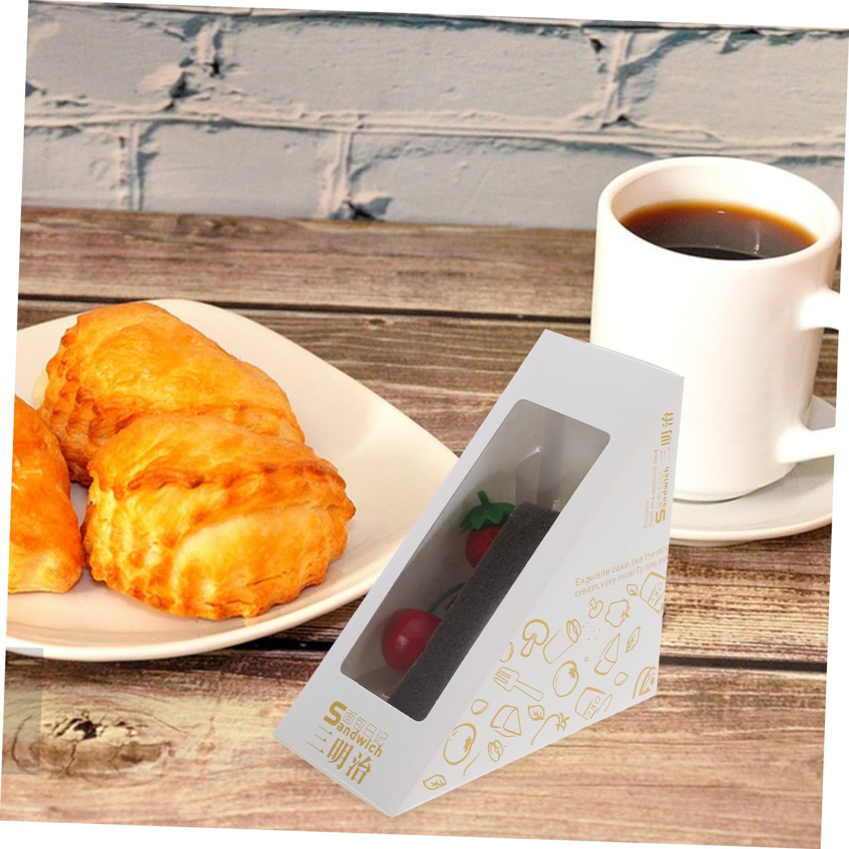 Amazon.co.jp: PHENOFICE サンドイッチペーパーボックス 50個 紙製装飾 