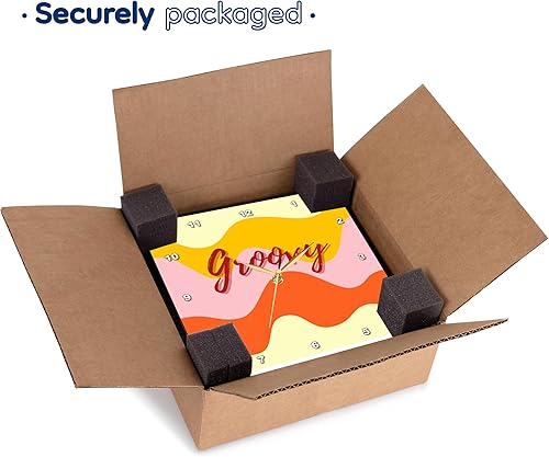 Miniatura 7 de 3dRose Wall Clock Silent - 15 inch - Colorful Design with a Text of Groovy Mary Aikeen- Retro Images