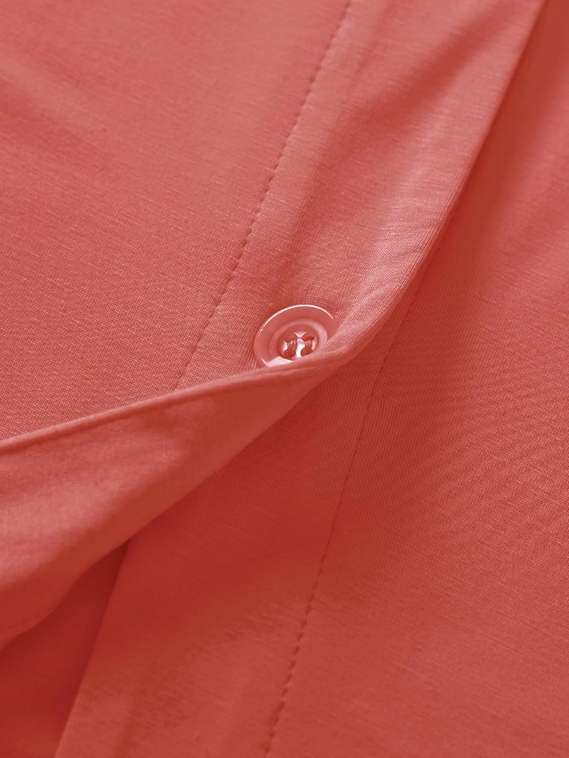 Latuza Women's Bamboo Viscose Pajama Top Button Up Sleep Shirt - Image 3