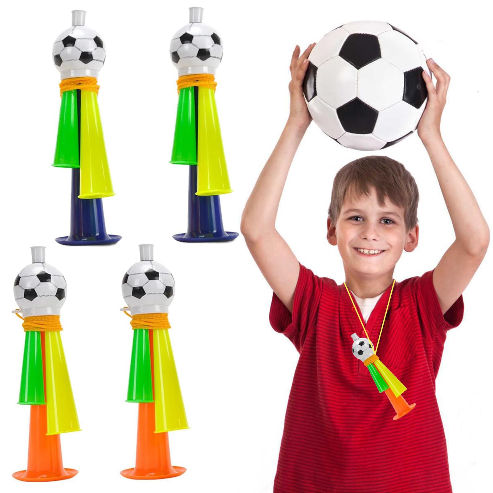 Lot de 4 tambours de supporter