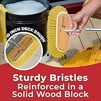 Vista 9 de SHURHOLD Classic 10" Deck Brush Amarillo suave