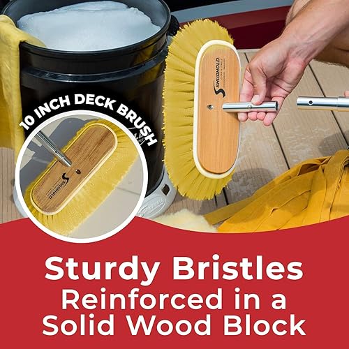 Miniatura 9 de SHURHOLD Classic 10" Deck Brush Amarillo suave
