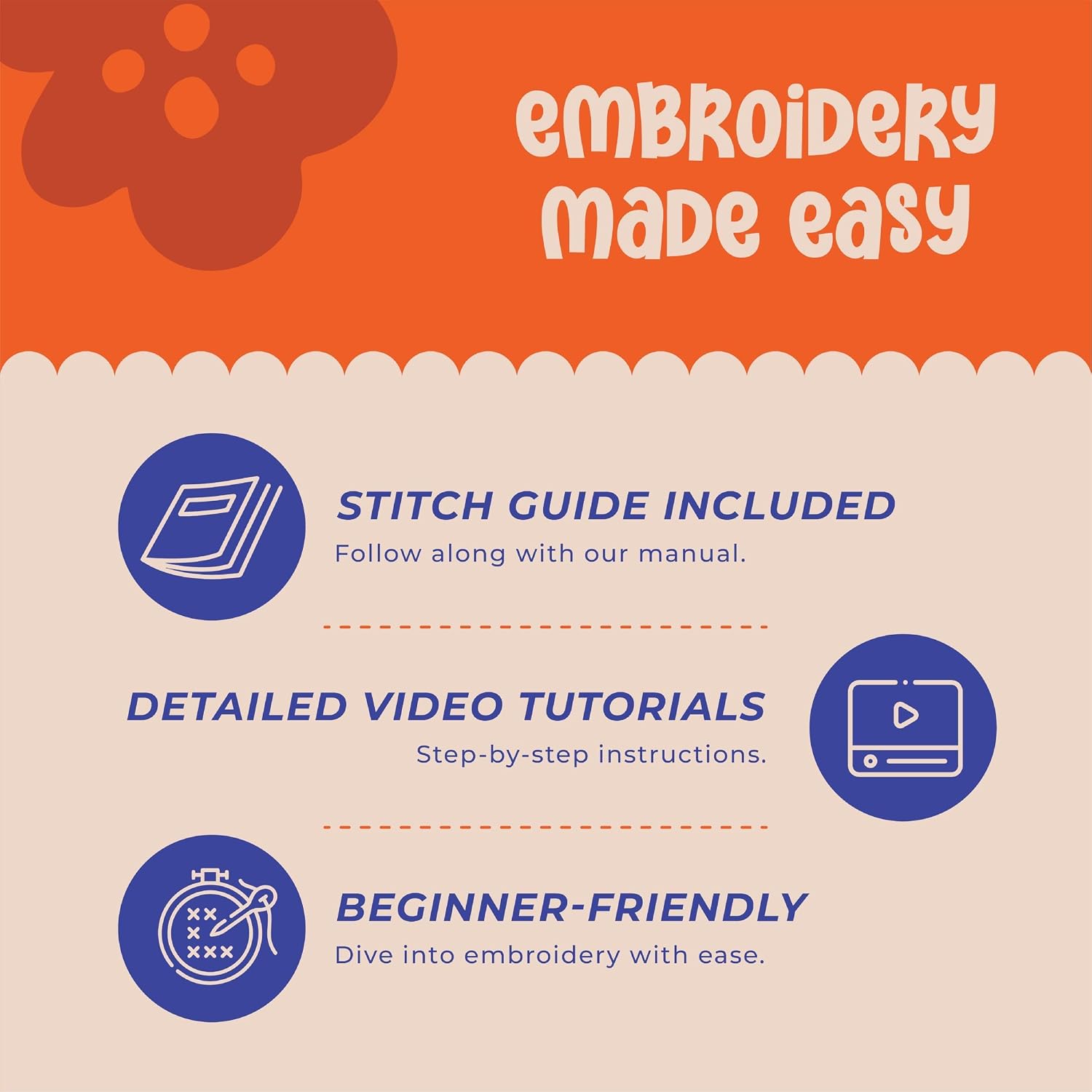 KNOT YOUR TYPE Bead Embroidery DIY Kit for Beginners | Hand Embroidery Kit with Beads, Hoop & Complete Stitching Materials | Creative Art & Craft Gift Set for Adults
