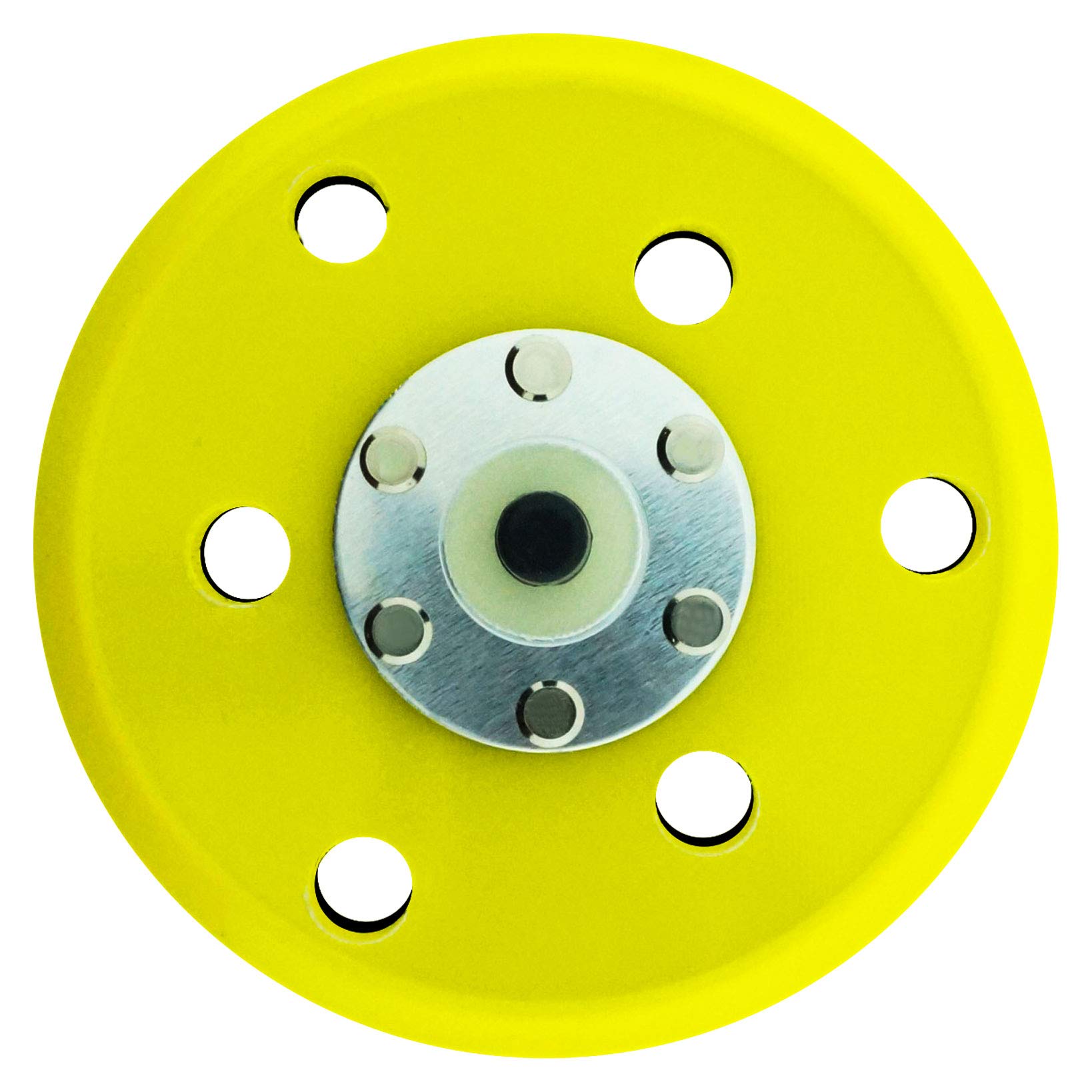 Sabrecut 1 X Osscda004 125Mm 5/16 Thread 6 Dust Extraction Holes Medium Density Random Orbital Sander Hook & Loop Backing Pad Compatible With Dual Action Sanders